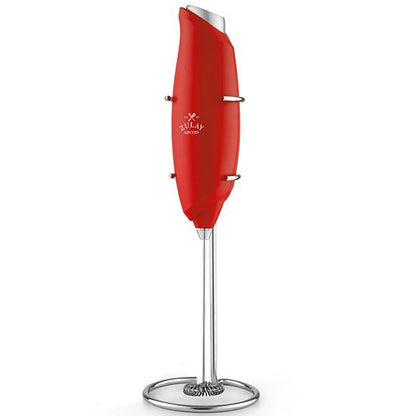  Zulay Kitchen Premium One-Touch Milk Frother For Coffee - Easy-Use Frother Handheld Foam Maker