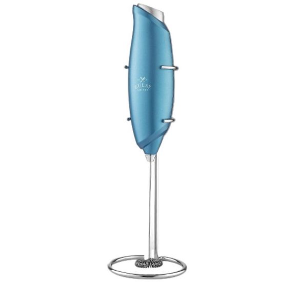  Zulay Kitchen Premium One-Touch Milk Frother For Coffee - Easy-Use Frother Handheld Foam Maker