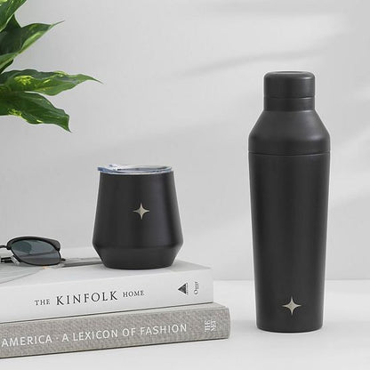  JoyJolt Vacuum Insulated Stemless Wine Tumbler With Lid