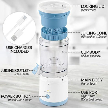  Zulay Kitchen Juice Vortex Lemon & Orange Juicer - Electric Citrus Squeezer & Presser