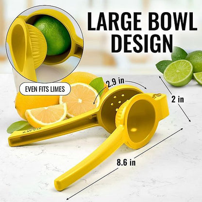  Zulay Kitchen Premium Quality Metal Manual Press Lemon Squeezer
