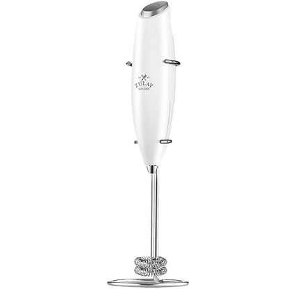  Zulay Kitchen High Powered Double Whisk Milk Frother Handheld Mixer With Improved Motor