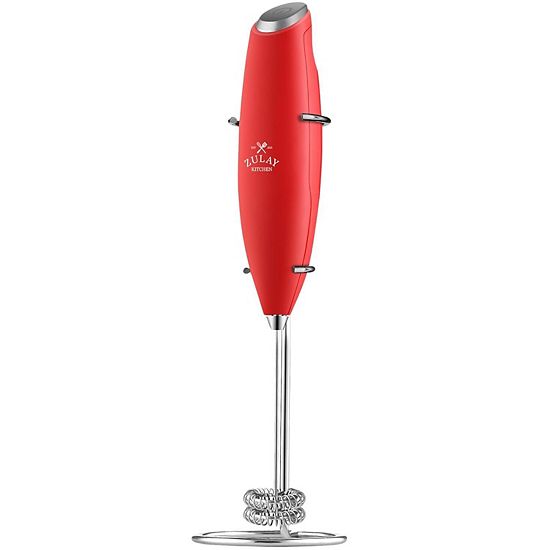  Zulay Kitchen High Powered Double Whisk Milk Frother Handheld Mixer With Improved Motor