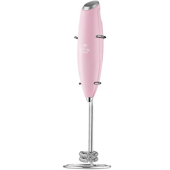  Zulay Kitchen High Powered Double Whisk Milk Frother Handheld Mixer With Improved Motor