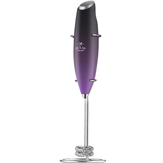  Zulay Kitchen High Powered Double Whisk Milk Frother Handheld Mixer With Improved Motor
