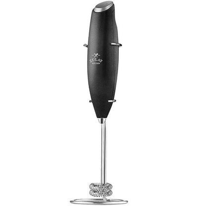  Zulay Kitchen High Powered Double Whisk Milk Frother Handheld Mixer With Improved Motor