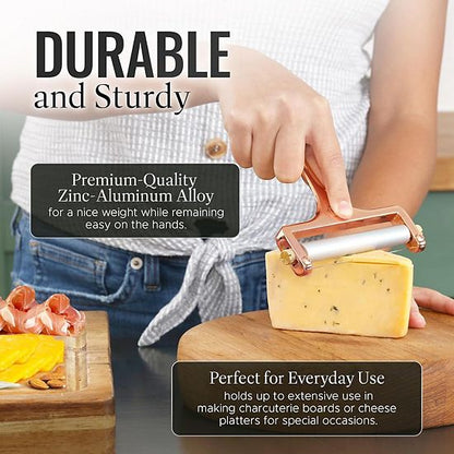  Zulay Kitchen Cheese Slicer With Adjustable Thickness