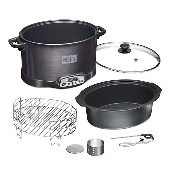  Weston 2-in-1 Indoor Smoker & Slow Cooker