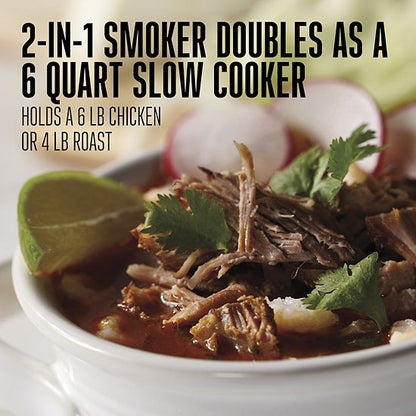  Weston 2-in-1 Indoor Smoker & Slow Cooker