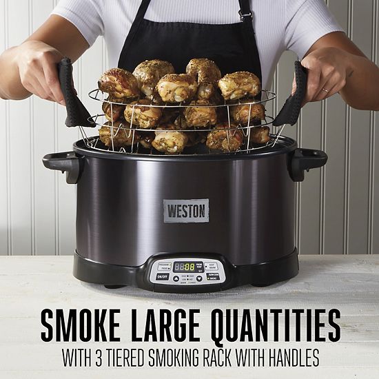  Weston 2-in-1 Indoor Smoker & Slow Cooker