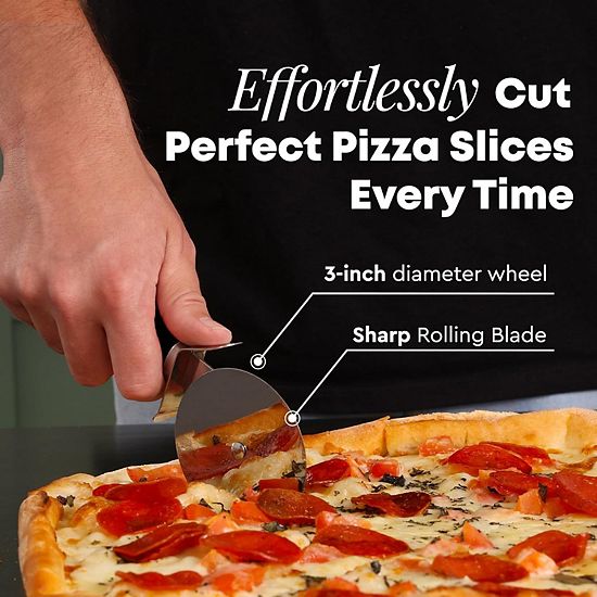  Zulay Kitchen Large Pizza Cutter Wheel