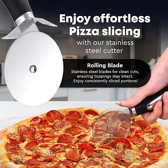  Zulay Kitchen Large Pizza Cutter Wheel