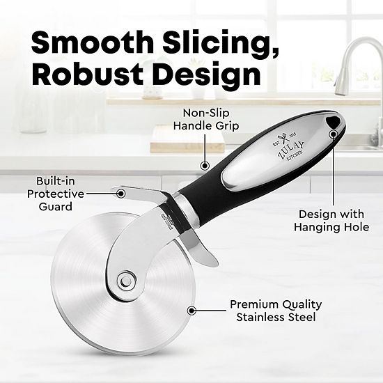  Zulay Kitchen Large Pizza Cutter Wheel