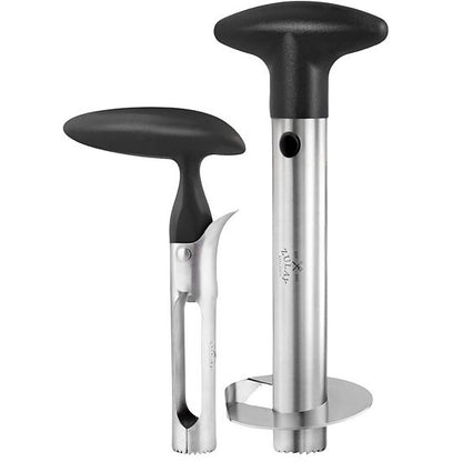  Zulay Kitchen Pineapple And Apple Corer Combo Set