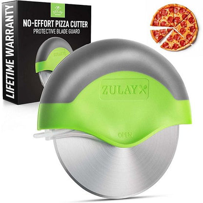  Zulay Kitchen Handheld Pizza Cutter Wheel