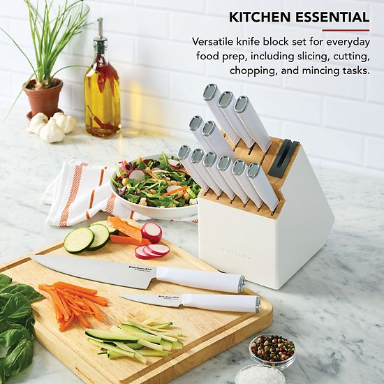  KitchenAid® Classic Knife Block 14-piece Set With Built In Sharpener