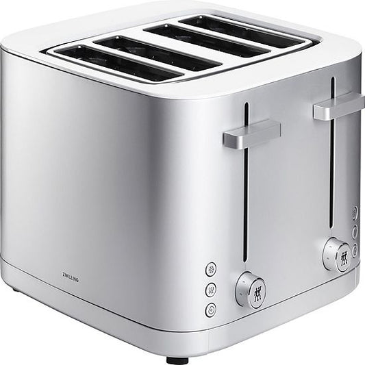  Zwilling Enfinigy 4-slice Toaster, Extra Wide 1.5" Slots For Bagels And Toast