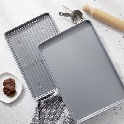  Bakersville Carbon Steel 3-Piece Bakeware Set