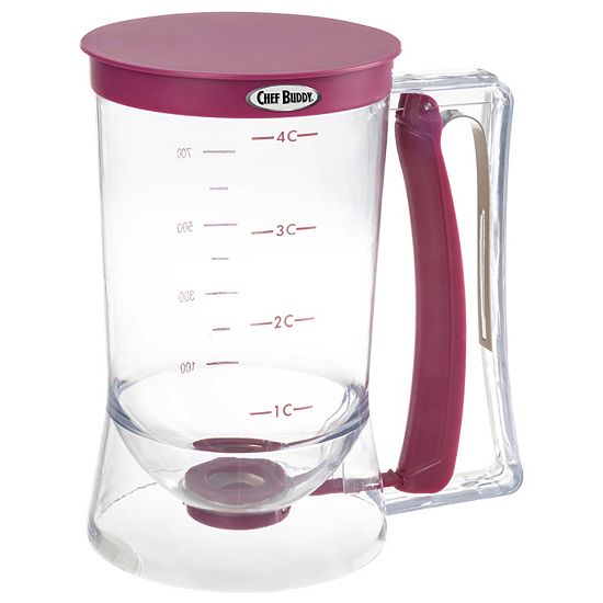 Chef Buddy 4-Cup Squeeze Handle Batter Dispenser