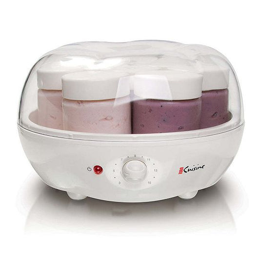  Yogurt Maker Automatic'; W/automatic Timer, And 7- 6oz Glass Jars