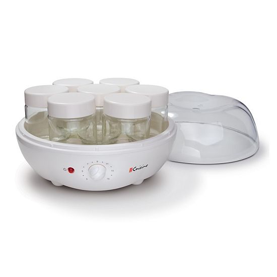  Yogurt Maker Automatic'; W/automatic Timer, And 7- 6oz Glass Jars