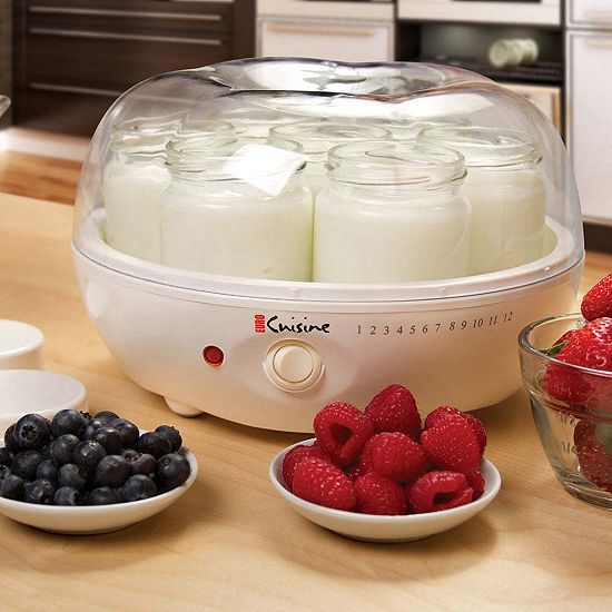  Yogurt Maker; W/7- 6oz Glass Jars