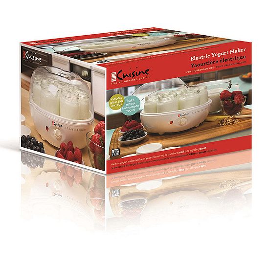  Yogurt Maker; W/7- 6oz Glass Jars