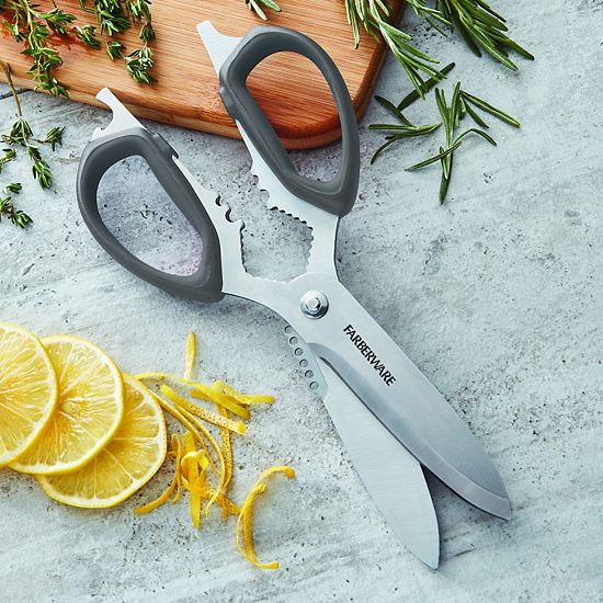  Farberware 10-in-1 Multi-Tool Shears With Edgekeeper Sheath