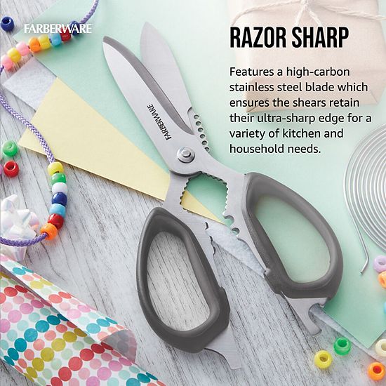  Farberware 10-in-1 Multi-Tool Shears With Edgekeeper Sheath