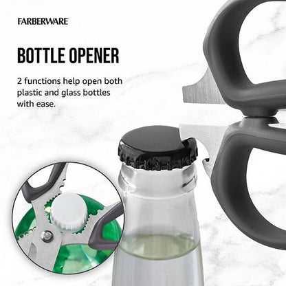  Farberware 10-in-1 Multi-Tool Shears With Edgekeeper Sheath