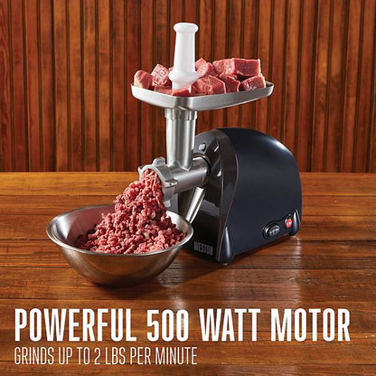  Weston #5 Electric Meat Grinder & Sausage Stuffer