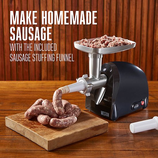  Weston #5 Electric Meat Grinder & Sausage Stuffer