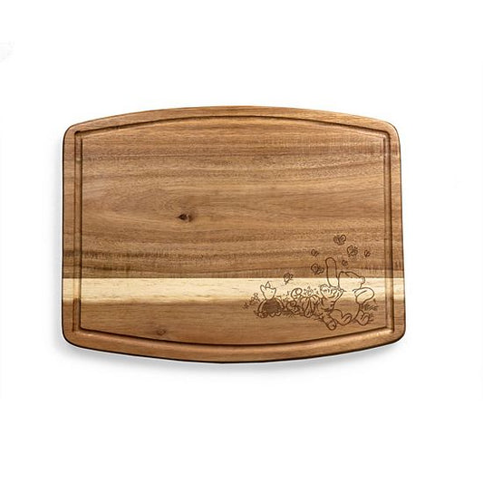  Toscana Winnie The Pooh Ovale Acacia Cutting Board