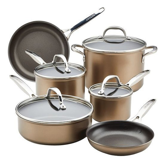  Anolon Ascend 10-pc. Hard Anodized Nonstick Cookware Set