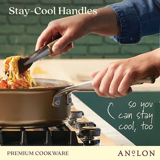  Anolon Ascend 10-pc. Hard Anodized Nonstick Cookware Set