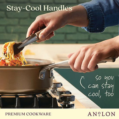  Anolon Ascend 10-pc. Hard Anodized Nonstick Cookware Set