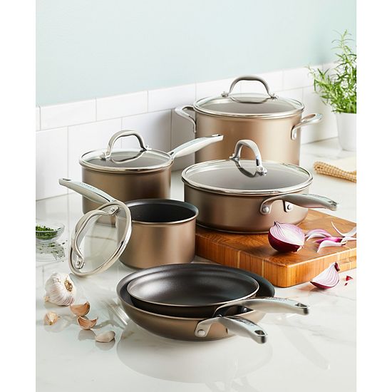 Anolon Ascend 10-pc. Hard Anodized Nonstick Cookware Set