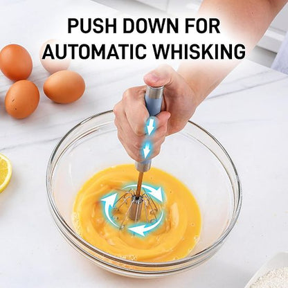  Zulay Kitchen Egg Beater Whisk For Kitchen Baking