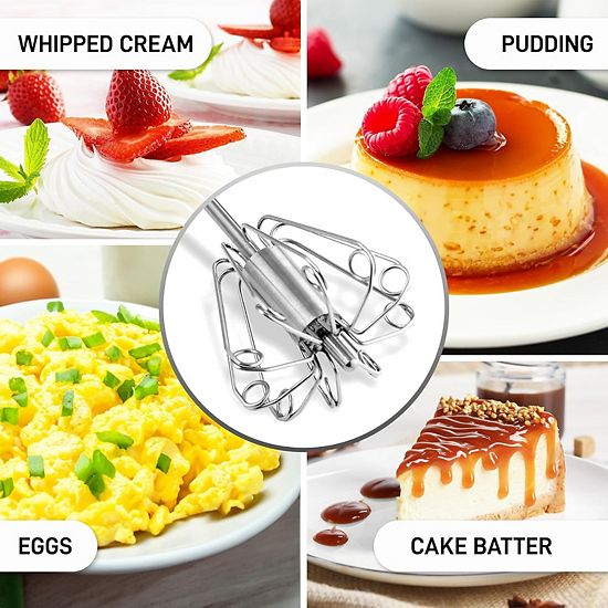  Zulay Kitchen Egg Beater Whisk For Kitchen Baking
