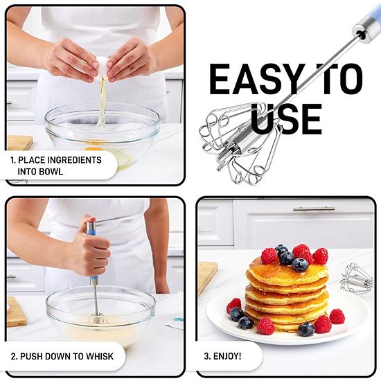  Zulay Kitchen Egg Beater Whisk For Kitchen Baking