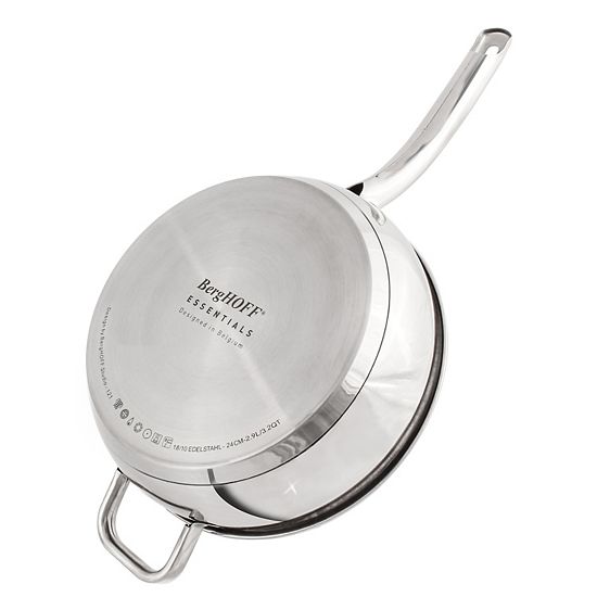  BergHOFF Belly Shape 12-pc. Stainless Steel Cookware Set With Stainless Steel Lids