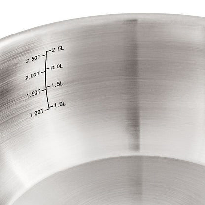  BergHOFF Belly Shape 12-pc. Stainless Steel Cookware Set With Stainless Steel Lids