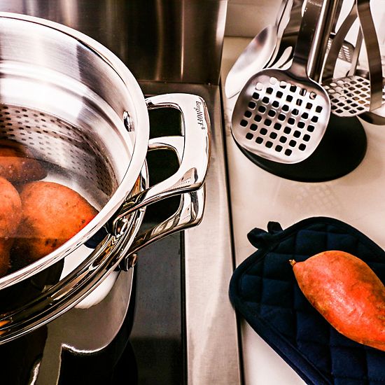  BergHOFF Professional 13 Pc Tri-Ply 18/10 Stainless Steel Cookware Set With Stainless Steel Lids