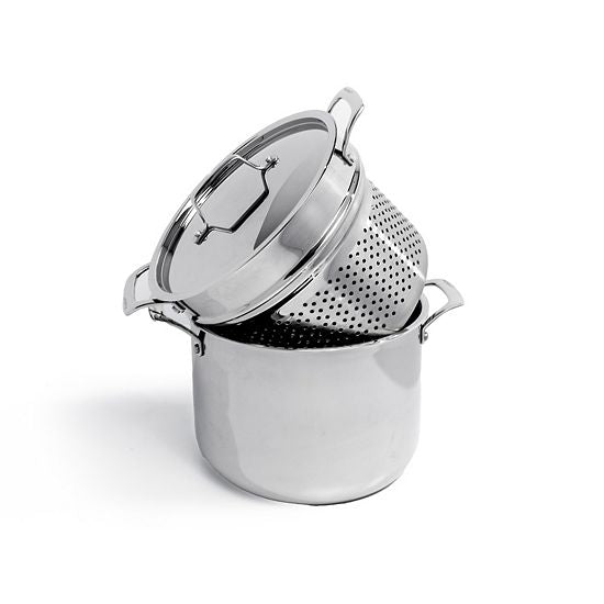  BergHOFF Professional 13 Pc Tri-Ply 18/10 Stainless Steel Cookware Set With Stainless Steel Lids