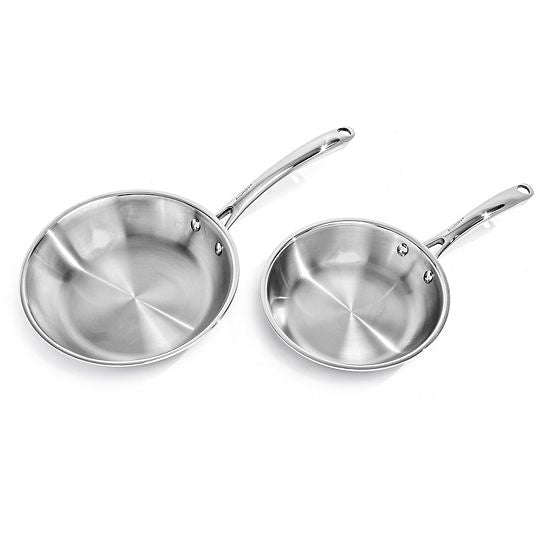 BergHOFF Professional 13 Pc Tri-Ply 18/10 Stainless Steel Cookware Set With Stainless Steel Lids