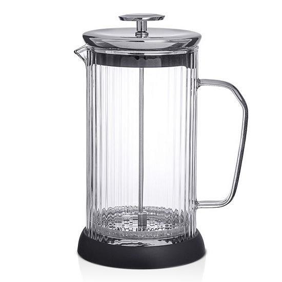  JoyJolt Fluted Glass 34 Oz French Press Coffee Maker