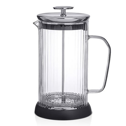  JoyJolt Fluted Glass 34 Oz French Press Coffee Maker
