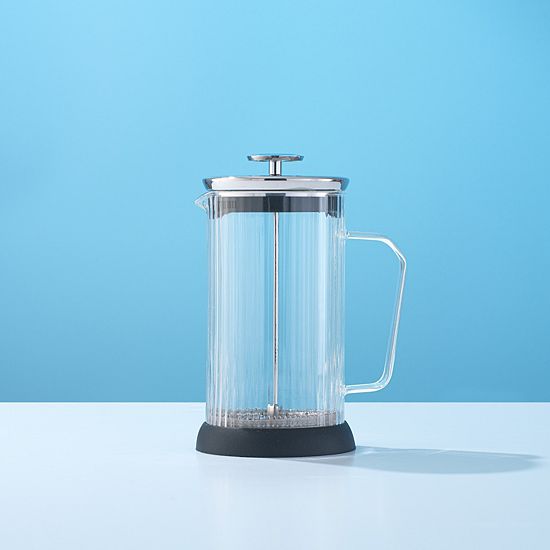  JoyJolt Fluted Glass 34 Oz French Press Coffee Maker
