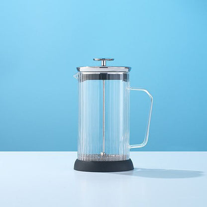  JoyJolt Fluted Glass 34 Oz French Press Coffee Maker