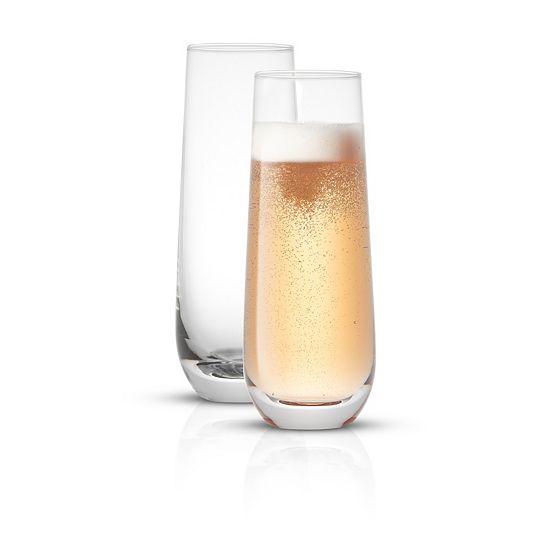  JoyJolt Milo 8-pc. Champagne Glass Set